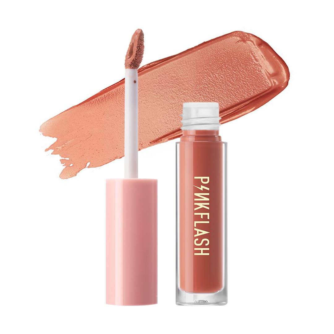 Picture of PinkFlash Lipstick #O02 Oops! (Carrot Red) Melting Matte Waterproof Lipcream - 2.3g