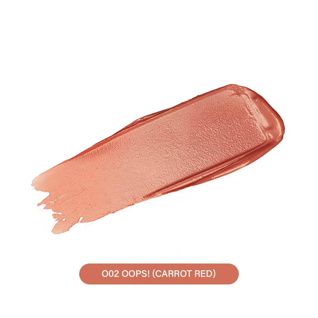 Picture of PinkFlash Lipstick #O02 Oops! (Carrot Red) Melting Matte Waterproof Lipcream - 2.3g