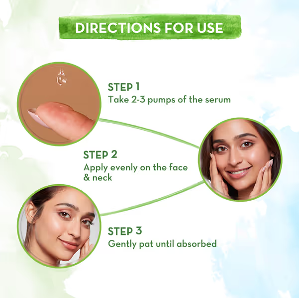 Picture of Mamaearth Rice Water Dewy Active Serum With Rice Water & 10% Niacinamide For Glass Skin - 50 ml