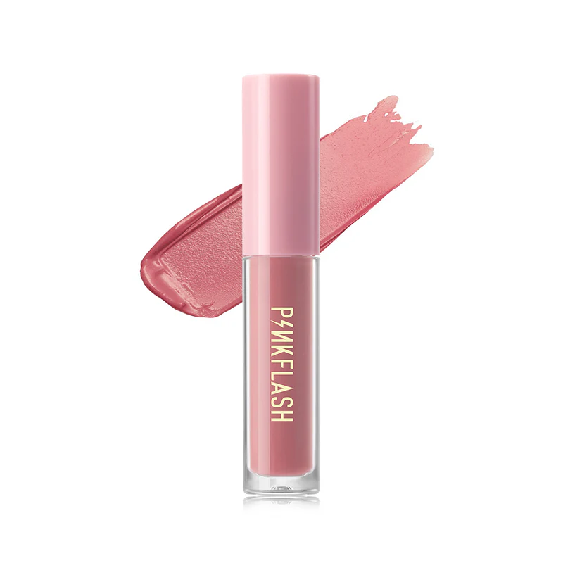Picture of PinkFlash Lipstick #N04 Flamingos (Nudee Purple) Melting Matte Waterproof Lipcream - 2.3g