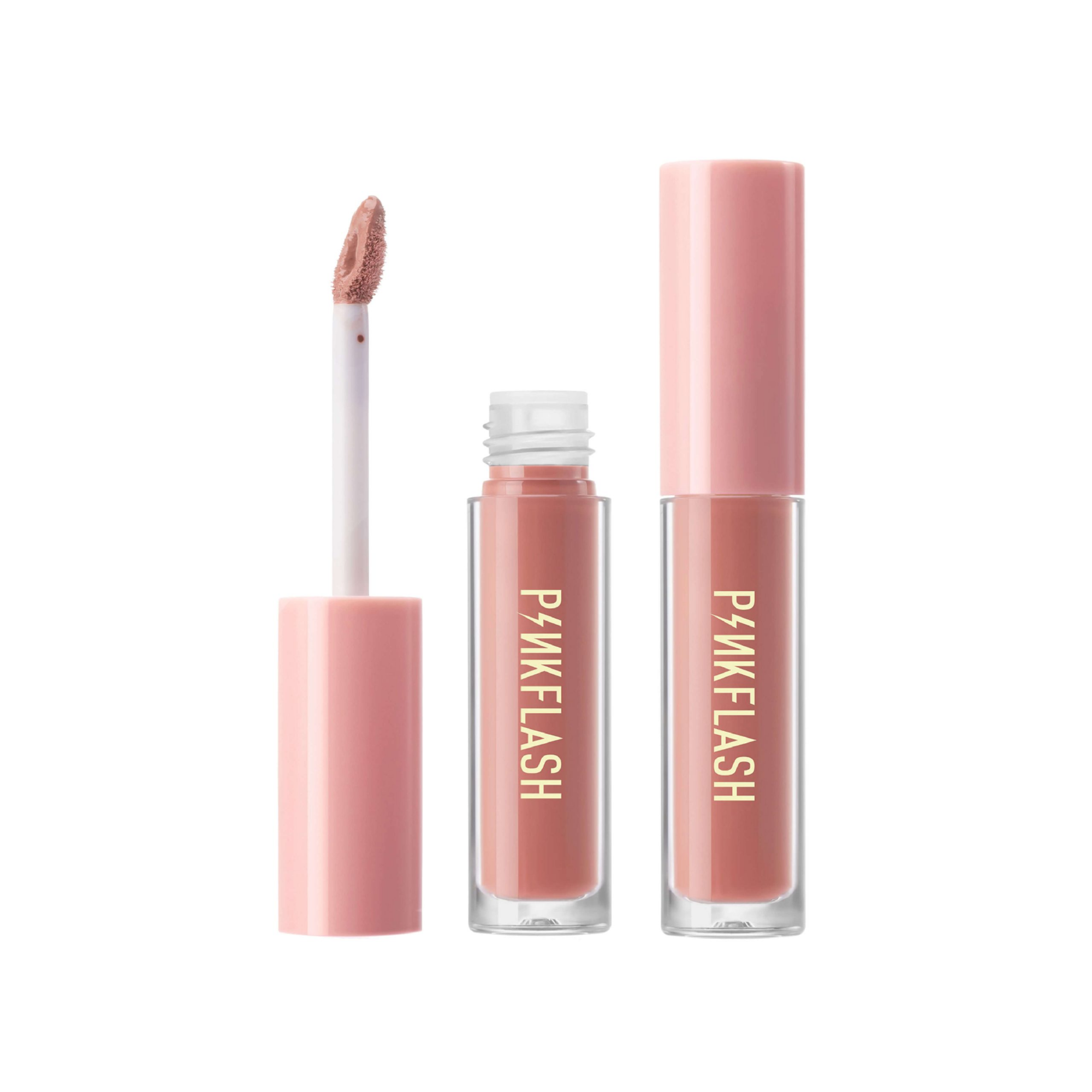 Picture of PinkFlash Lipstick #N01 Canvas (Nudee Coral) Melting Matte Waterproof Lipcream - 2.3g