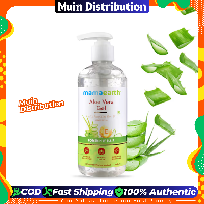 Picture of Mamaearth Pure Aloe Vera Gel with Vitamin E for Skin & Hair - 300ml