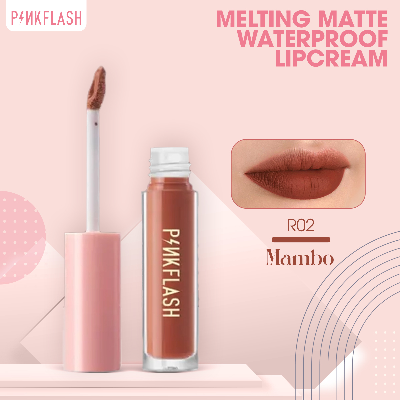 Picture of PinkFlash Lipstick #R02 Mambo (Red Brown) Melting Matte Waterproof Lipcream - 2.3g