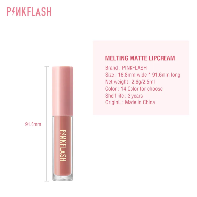 Picture of PinkFlash Lipstick #RD05 (Red) Melting Matte Waterproof Lipcream - 2.3g