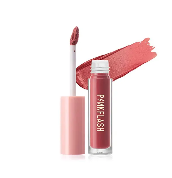 Picture of PinkFlash Lipstick #P03 (Plum Red) Melting Matte Waterproof Lipcream - 2.3g