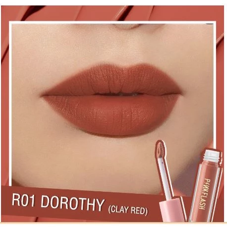 Picture of PinkFlash Lipstick #R01 Dorothy (Clay Red) Melting Matte Waterproof Lipcream - 2.3g