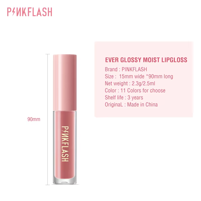 Picture of PinkFlash Lip Gloss #G05 Steppin (Cinnamon Nude) Ever Glossy Moist Lip Gloss - 2.3g