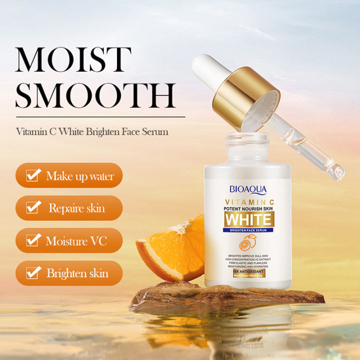 Picture of BIOAQUA Vitamin C Whitening Serum Moisturizing Brightening Skin Care - 30ml