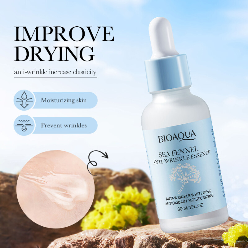 Picture of BIOAQUA Sea Fennel Hyaluronic Acid Anti-Wrinkle Essence Firming Light Lines Hydrating Moisturizing Serum 30ml