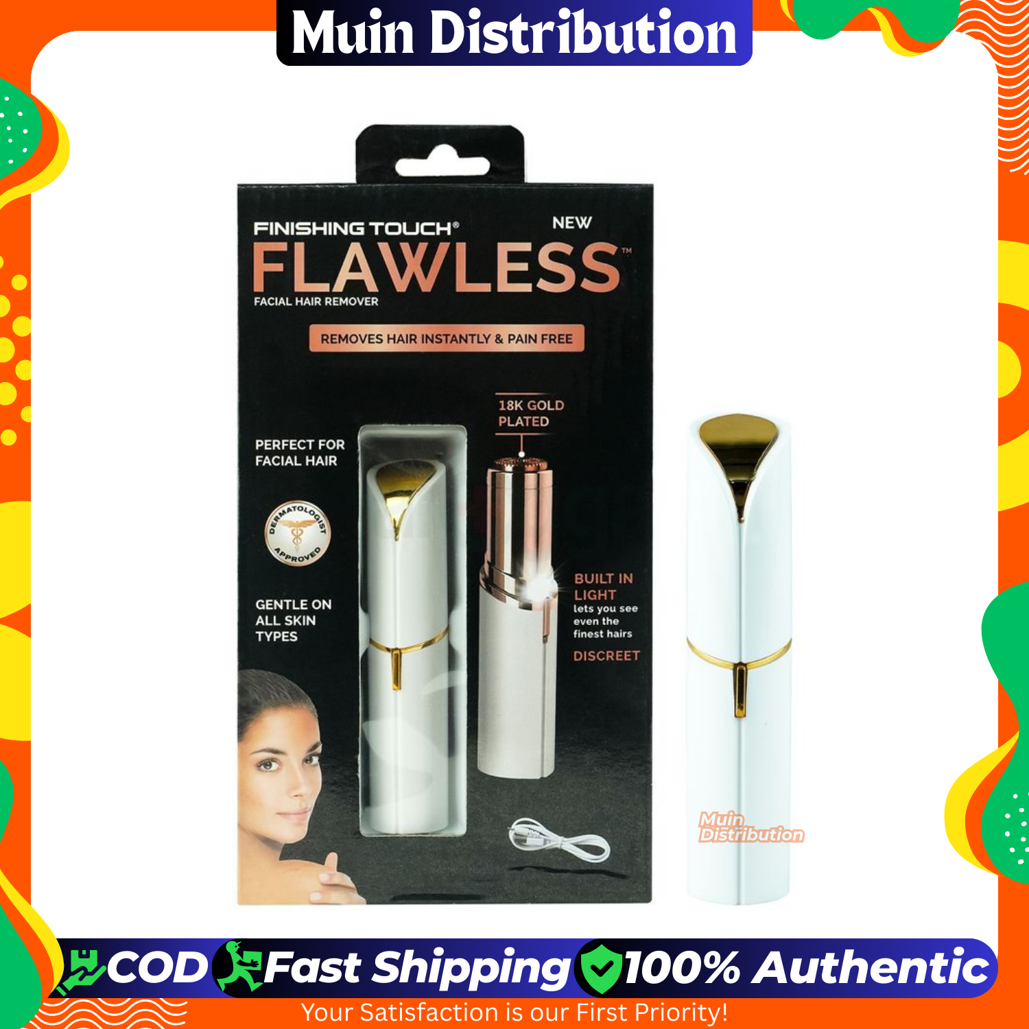 Picture of Flawless Facial Hair Remover for All Skin Types