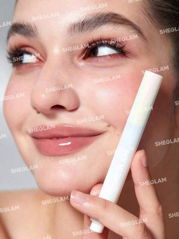 Picture of SHEGLAM Pout Perfect Moisturizing Solid Lip Gloss Non Sticky Lipstick with Coconut Oil - Pink Flamingo