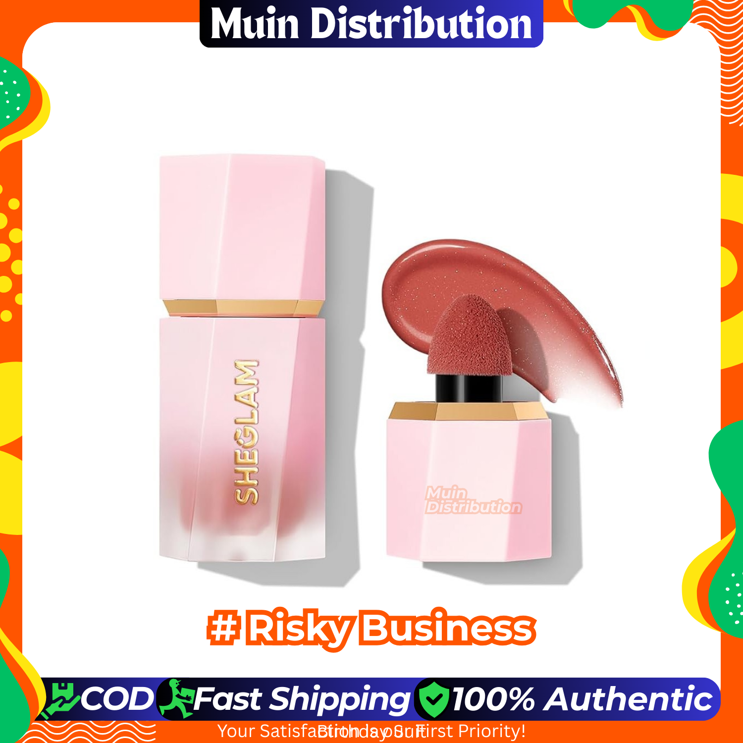 Picture of Sheglam Color Bloom Liquid Blush # Risky Business - 5.2ml