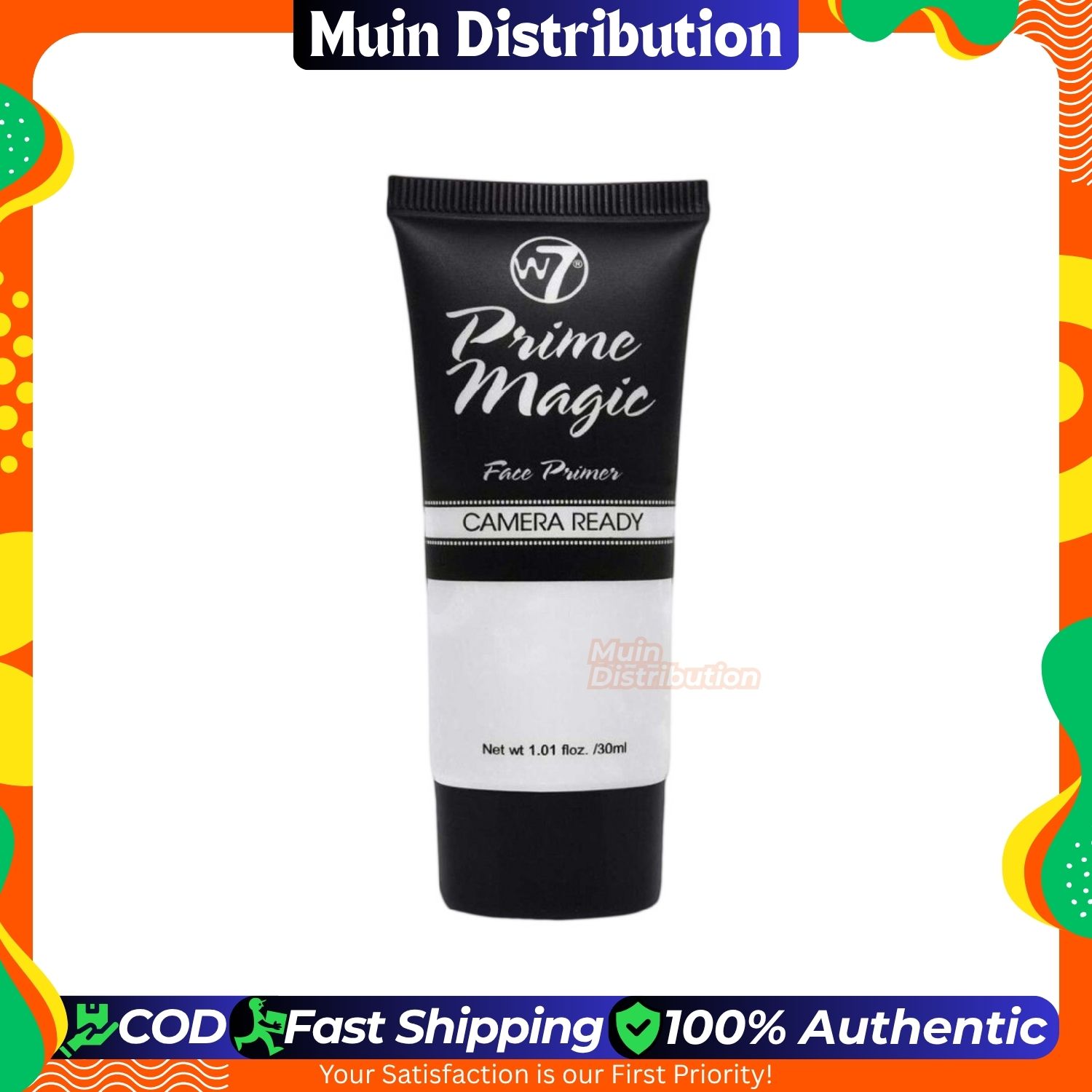 Picture of w7 Prime Magic Camera Ready Face Primer 30ml | Makeup Base for Smooth & Flawless Look