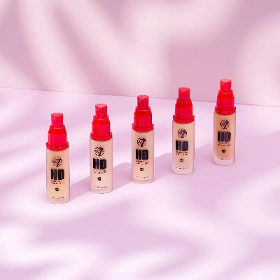 Picture of W7 HD Foundation Rich and Creamy Matte Formula Medium Lasting Coverage Cruelty Free, Vegan Liquid Foundation-30ml
