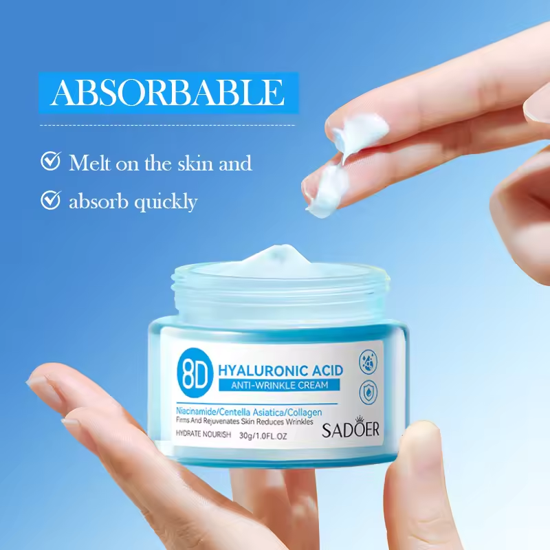 Picture of SADOER 8D Hyaluronic Acid Face Cream Anti Winkle Whitening Moisturizing Skin - 30g