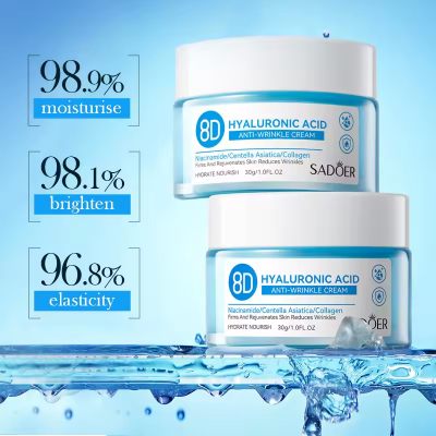 Picture of SADOER 8D Hyaluronic Acid Face Cream Anti Winkle Whitening Moisturizing Skin - 30g