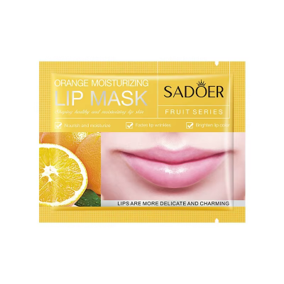 Picture of SADOER Orange Moisturizing Lip Mask - 1Pcs