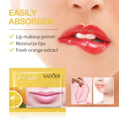 Picture of SADOER Orange Moisturizing Lip Mask - 1Pcs