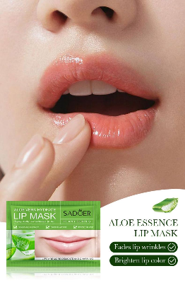 Picture of SADOER Aloe Vera Hydrating and Nourishing Lip Mask with Niacinamide and Aloe Vera for Soft Lips - 1 Pcs