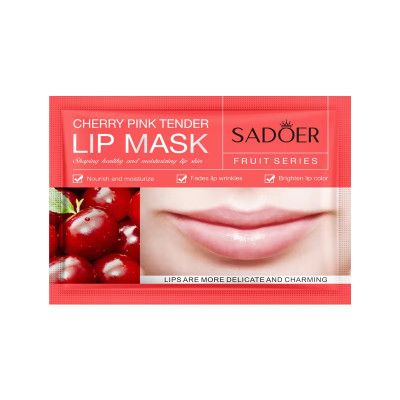 Picture of SADOER Pink Cherry Hydrating Lip Mask - 1Pcs
