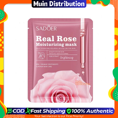 Picture of SADOER Real Rose Moisturizing Facial Mask Deep Hydrating Nourishing Sheet Mask  - 1Pcs