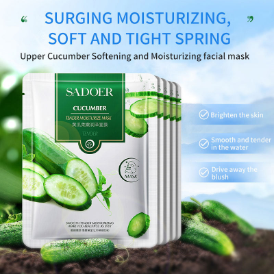 Picture of SADOER Cucumber Smooth Tender Facial Mask  Moisturizing Sheet Mask - 1Pcs