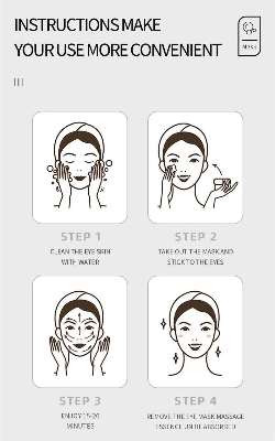 Picture of Sadoer Seaweed Shining and Smoothing Eye Mask, Nourish and Moisturize, Fade Dark Circle Eye Masks - 1Pcs