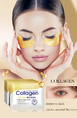 Picture of Sadoer Collagen Anti-Aging Eye Mask Multi-Effect Firming & Brightening, Fade Dark Circles, Improve Puffiness, Nourishing & Smoothing  - 1Pcs