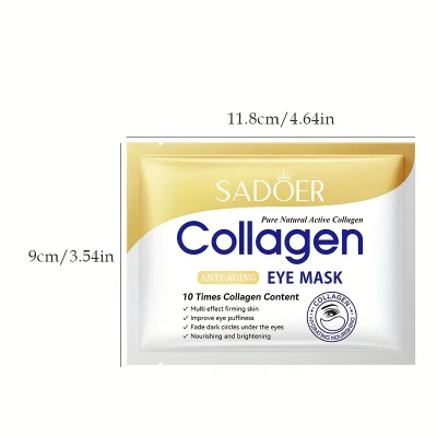 Picture of Sadoer Collagen Anti-Aging Eye Mask Multi-Effect Firming & Brightening, Fade Dark Circles, Improve Puffiness, Nourishing & Smoothing  - 1Pcs