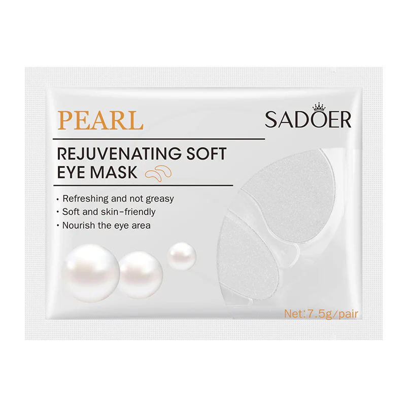 Picture of Sadoer Anti-Puffiness Eye Mask Hyaluronic Acid Pearl Moisture Remove Pouch Dark Circles Anti Wrinkle - 1Pcs