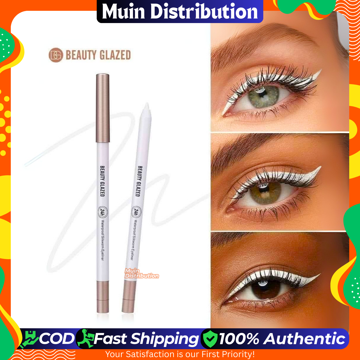 Picture of Beauty Glazed 24H Pure Kajal Liner - White Kajol - Eyeliner