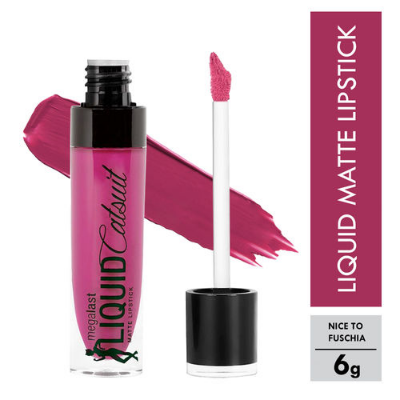 Picture of Wet N Wild Liquid Lipstick - Nice To Fuchsia