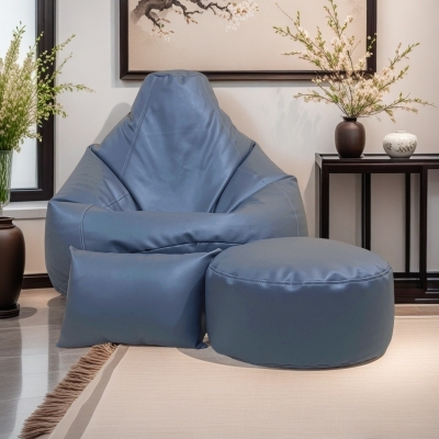 LAZY DUDE XXL Combo Beanbag Set - Color Ash LAZY DUDEonline shop bangladeshothoba.com