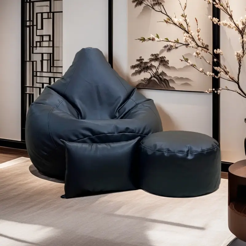 LAZY DUDE XXL Combo Beanbag Set - Color Black LAZY DUDEonline shop bangladeshothoba.com