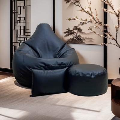 LAZY DUDE XXL Combo Beanbag Set - Color Black LAZY DUDEonline shop bangladeshothoba.com