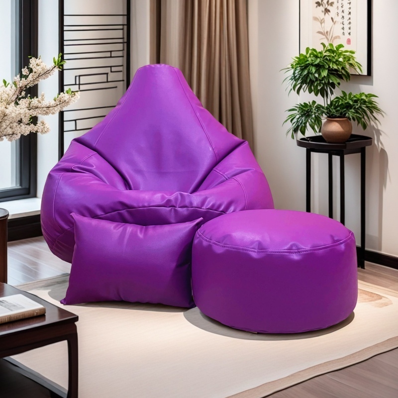 LAZY DUDE XXL Combo Beanbag Set - Color Purple LAZY DUDEonline shop bangladeshothoba.com
