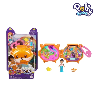 Picture of Polly Pocket HRD39 Pet Connects Set, Ages 4+