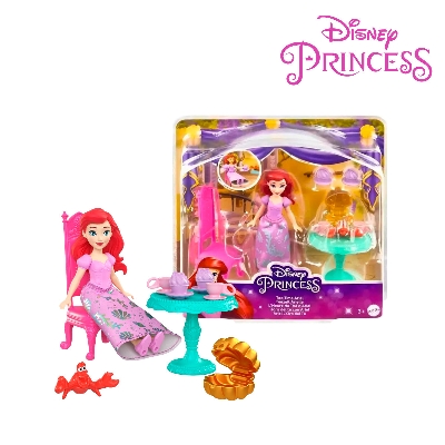 Picture of Disney Princess HWG98 Ariel Compact Doll Set, Ages 3+