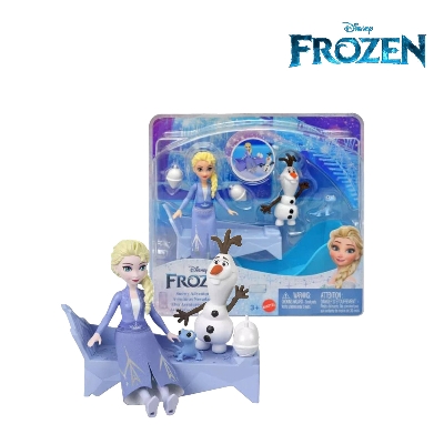 Picture of Disney Frozen HRN65 Elsa Compact Doll Set, Ages 3+