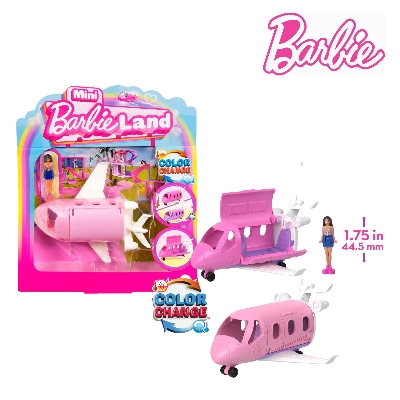 Picture of Barbie HYF40 Mini Barbieland Doll & Vehicle Set, Ages 3+