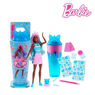 Picture of Barbie JCN86 Pop Reveal Shakes Series Doll & Accessories Set, Ages 3+
