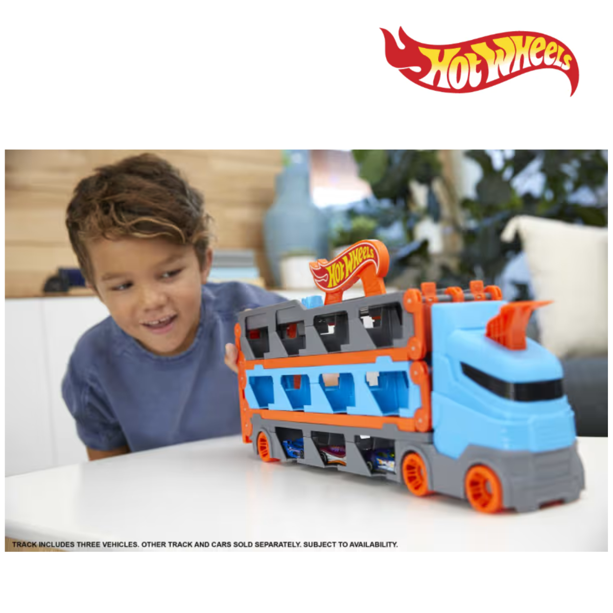 Picture of Hot Wheels GVG37 Speedway Hauler, Ages 4+