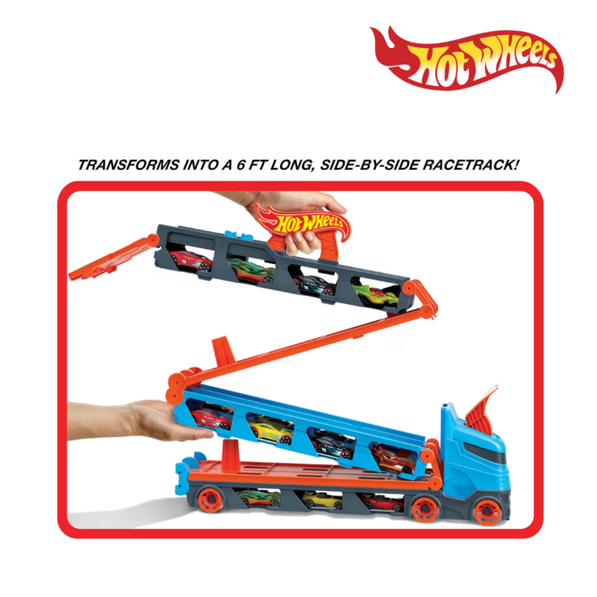 Picture of Hot Wheels GVG37 Speedway Hauler, Ages 4+