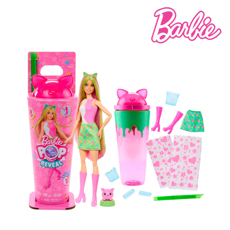 Picture of Barbie JCN88 Pop Reveal Shakes Series Doll & Accessories Set, Ages 3+