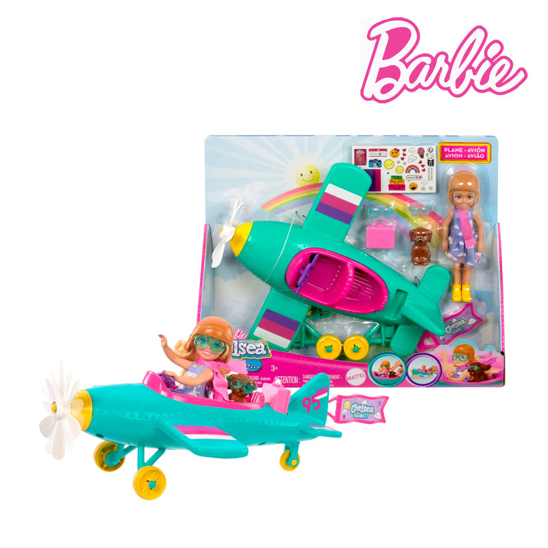 Picture of Barbie HTK38 Chelsea Can Beâ€¦ Plane Doll & Playset, Ages 3+