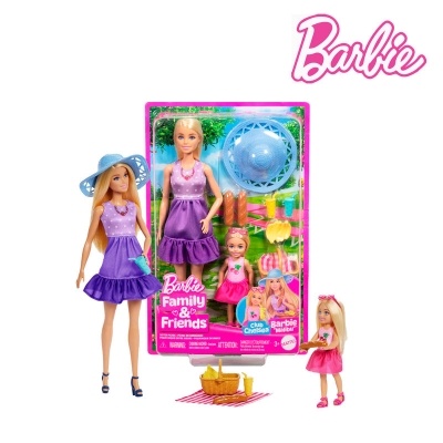 Picture of Barbie JBF43 Family & Friends Dolls & Accessories, Ages 3+