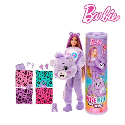 Picture of Barbie JCN94 Cutie Reveal Care Bears Series Doll & Accessories, Ages 3+
