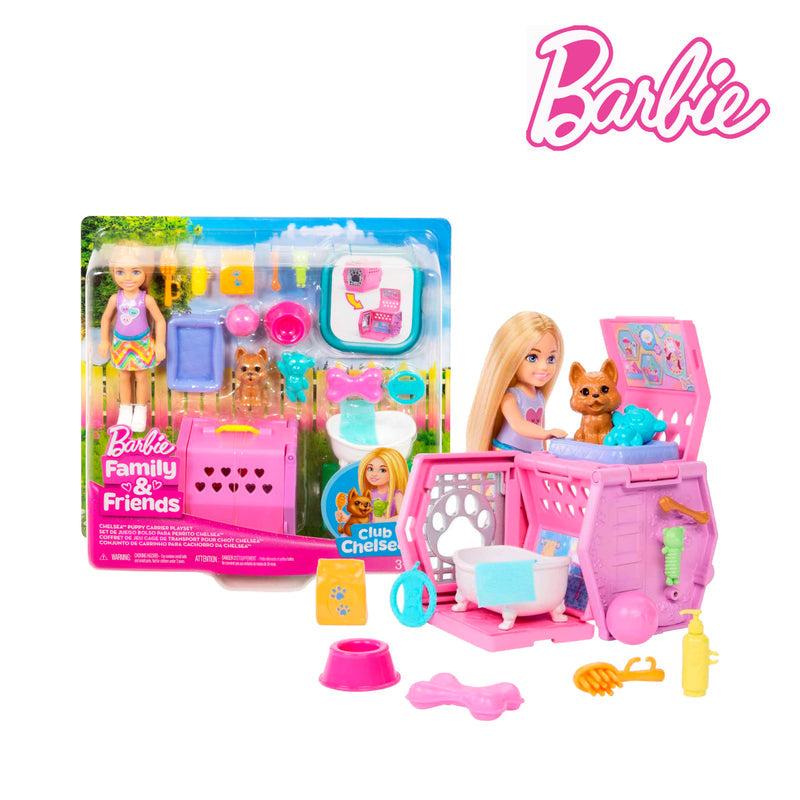 Picture of Barbie JDF89 Chelsea Puppy Carrier Playset, Ages 3+