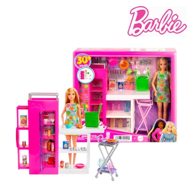 Picture of Barbie HJV38 Doll And Ultimate Pantry Playset