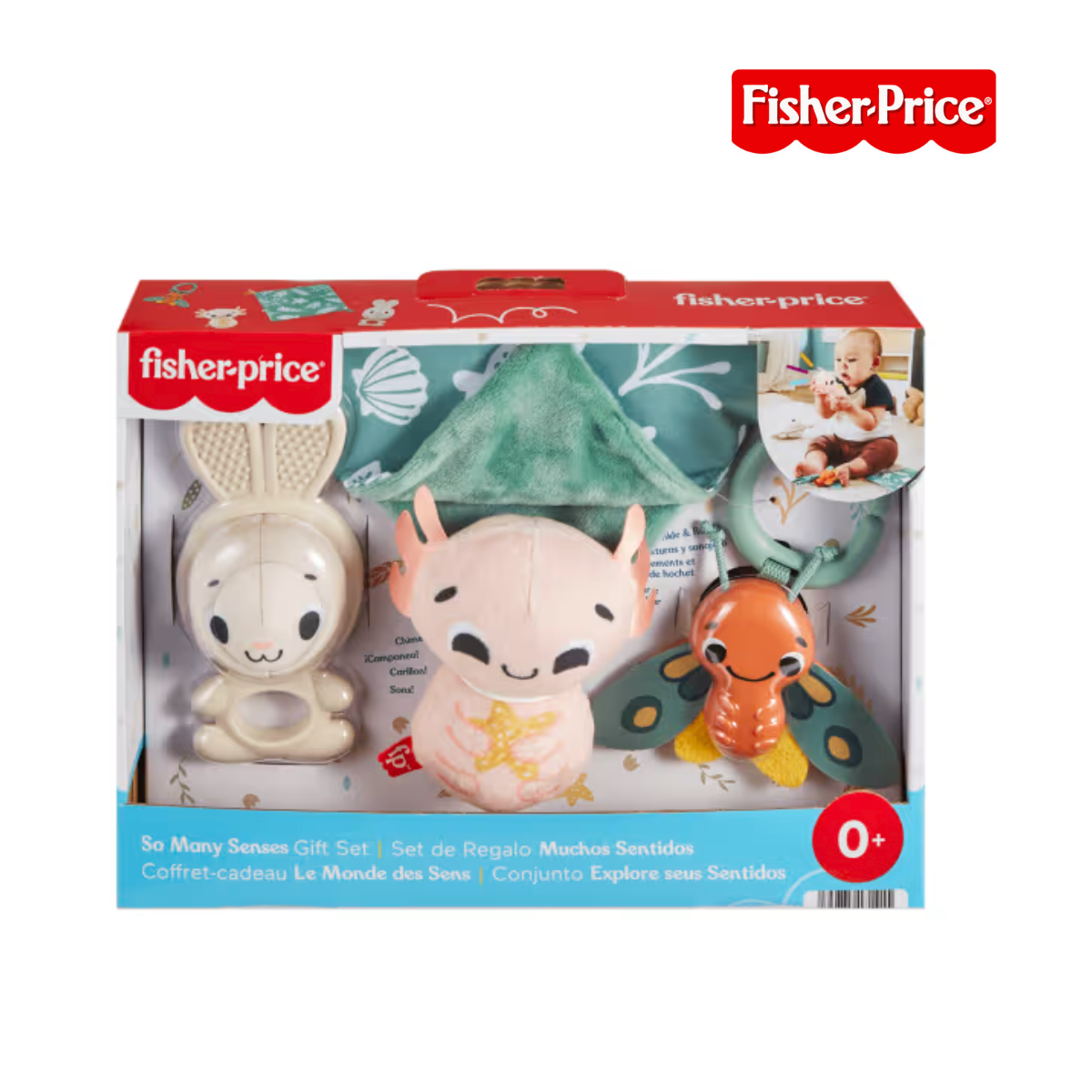 Picture of Fisher Price HRB17 Senses 4pcs Gift Set